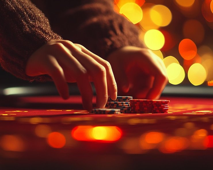Antarmuka VIP Roulette rabat4d dengan dealer langsung dan roda casino